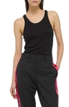 Helmut Lang Racerback Tank Top In Black