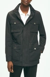BROOKS BROTHERS WATER REPELLENT FIELD JACKET WITH HOOD