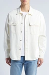 FRAME TEXTURED TERRY OVERSHIRT