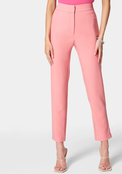 Bebe High Waist Slim Leg Pant In Peony