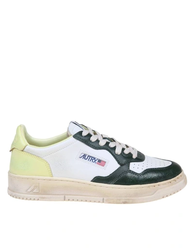 Autry Trainers In Super Vintage Leather In Multicolor