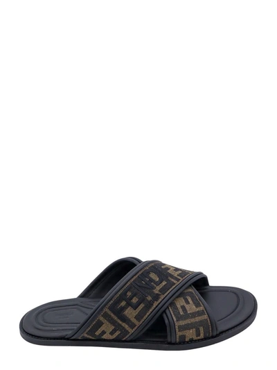 Fendi Sandals In Brown