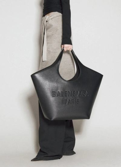 Balenciaga Mary-kate Medium Tote Bag In Black