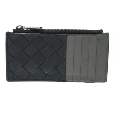 Bottega Veneta Intrecciato Black Leather Wallet  ()