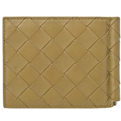 Bottega Veneta Intrecciato Camel Leather Wallet  ()