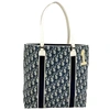 DIOR DIOR TROTTER BLUE CANVAS TOTE BAG (PRE-OWNED)