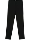 Ami Alexandre Mattiussi Ami Paris Women Wool Cigarette Trousers In Black