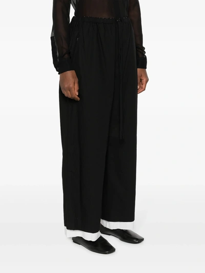 Yohji Yamamoto Regulation Women R-waist Sting Pants In Black