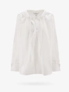 Max Mara Ario Blouse With Cinched Collar In White