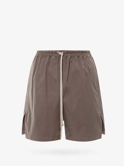 Rick Owens Bermuda Shorts In Beige