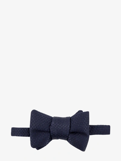 Tom Ford Bow Tie In Blue