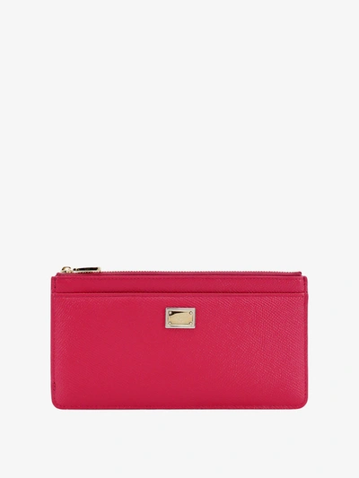 Dolce & Gabbana Card Holder In Red