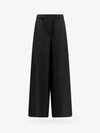 Max Mara Navigli High-rise Cotton Wide-leg Pants In Black