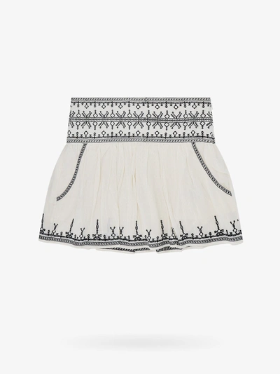 Isabel Marant Étoile Minigonna Picadilia In White