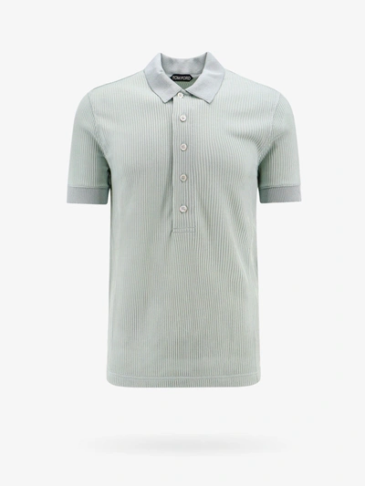 Tom Ford Polo Shirt In Grey