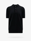 Lardini Knitted Polo. In Black