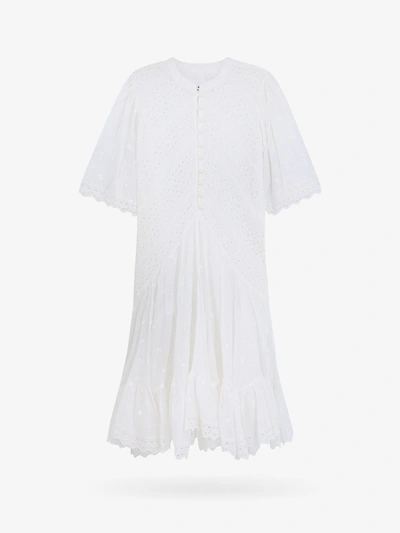 Isabel Marant Étoile Slayae Dress In White