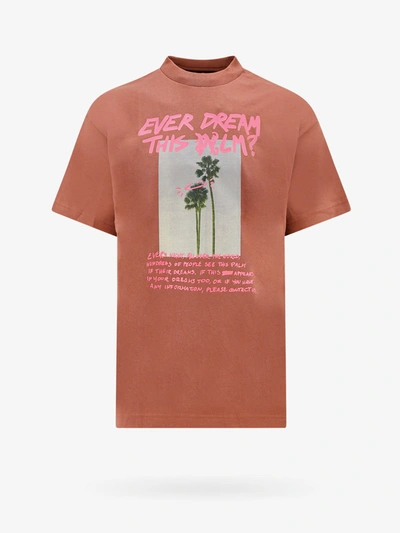 Palm Angels T-shirt In Brown