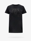 Max Mara Embellished Round Neck Top With Graphic Detail In Black