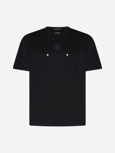 C.p. Company Metropolis Series Mercerized Jersey Pocket T-shirt Clothing In Black