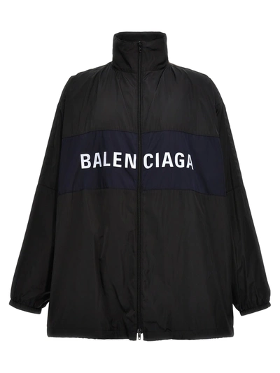 Balenciaga Casual Jackets, Parka White/black