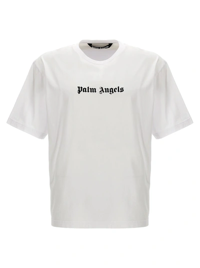 PALM ANGELS LOGO T-SHIRT WHITE/BLACK