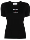 MOSCHINO MOSCHINO TOP WITH EMBROIDERY