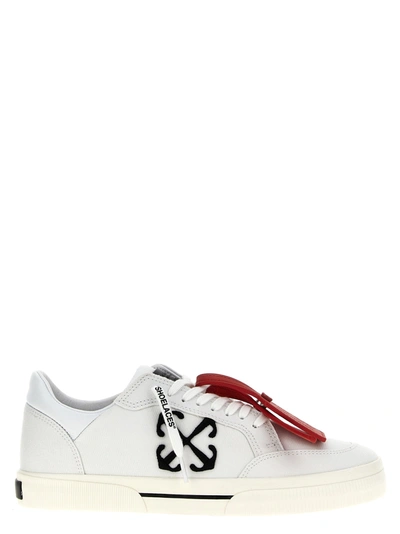 OFF-WHITE NEW LOW VULCANIZED SNEAKERS WHITE/BLACK