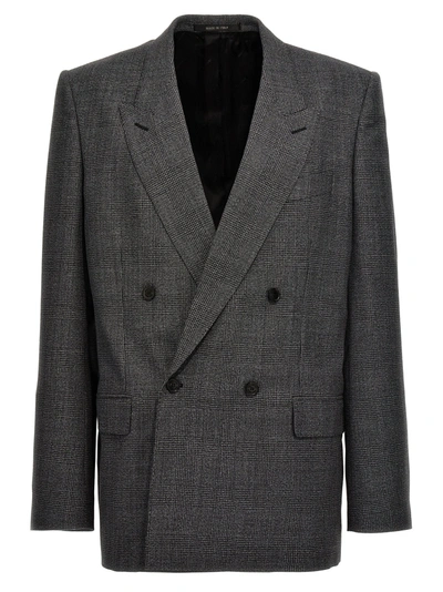 Balenciaga Regular Fit Blazer Grey