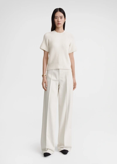 Totême Raglan-sleeve Terry Knit White