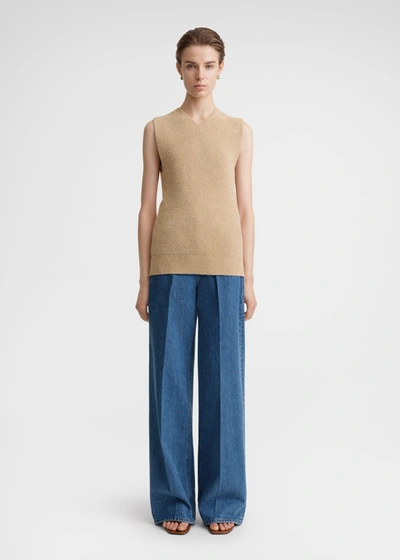 Totême Sleeveless Terry Knit Sand