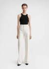 Totême Wide Leg Denim Ecru In Ecru