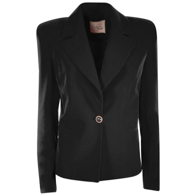 Yes Zee Polyester Suits & Women's Blazer In Black