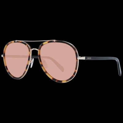 Emilio Pucci Brown Women Sunglasses In Multi