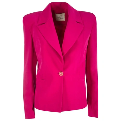 Yes Zee Polyester Suits & Women's Blazer In Pink