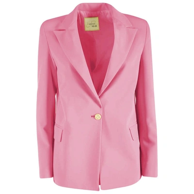 Yes Zee Polyester Suits & Women's Blazer In Pink