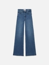 Frame Le Slim Patch Pocket Palazzo Jeans In Thunderstorm In Blue
