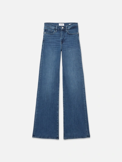 Frame Le Slim Palazzo Jeans In Blue