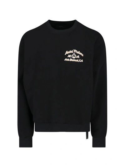 Amiri Sweatshirt With Logo In Black