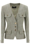 ETRO ETRO FITTED JACKET WITH PADDED SHOULDERS