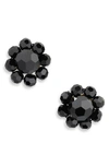 Simone Rocha Black Daisy Stud Earrings