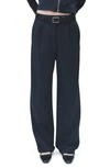 Rag & Bone Marianne Pinstripe Ponte Pants In Navy Stripe