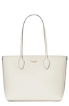 Kate Spade Bleecker Large Saffiano Leather Tote Bag In Parchment.