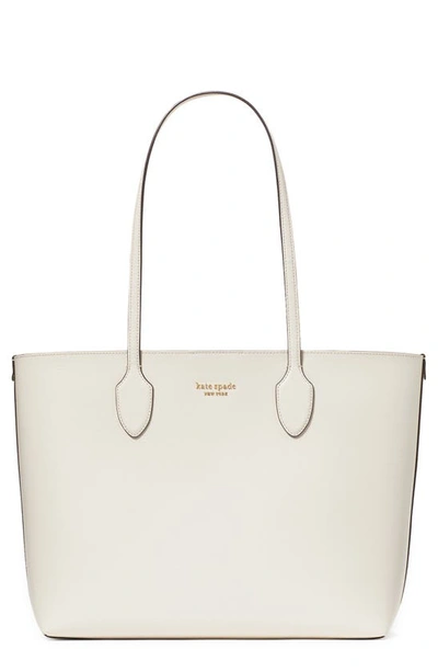 Kate Spade Bleecker Large Saffiano Leather Tote Bag In Summer Daffodil