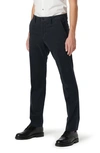 Bugatchi Flat Front Stretch Chinos In Black