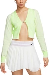 Nike Women's  Sportswear Long-sleeve Knit Cardigan In Yellow