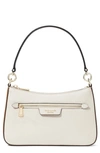 Kate Spade New York Hudson Color Blocked Pebbled Leather Convertible Crossbody In Parchment Multi