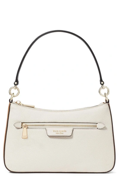 Kate Spade New York Hudson Colour Blocked Pebbled Leather Convertible Crossbody In Parchment Multi
