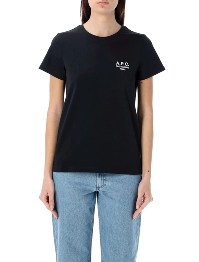 Apc Denise T-shirt In Black