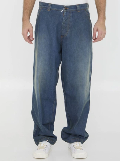 Maison Margiela Americana Wash Jeans In Blue